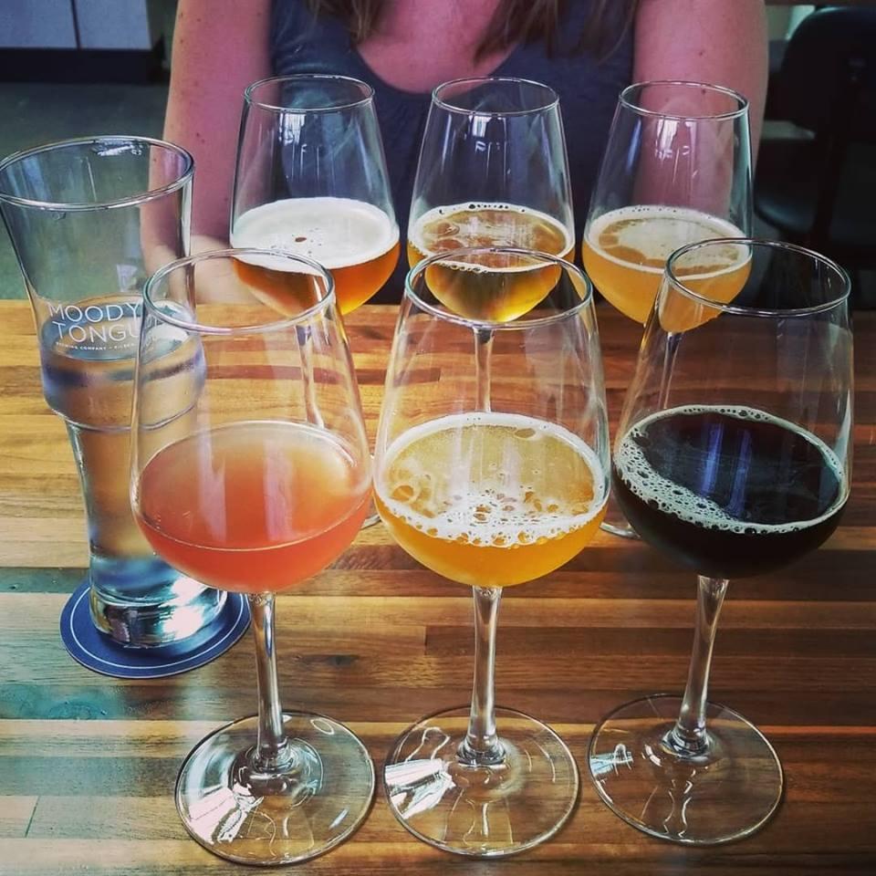 Did I mention we love beer? We love visiting breweries like Moody Tongue. One of our favorites!