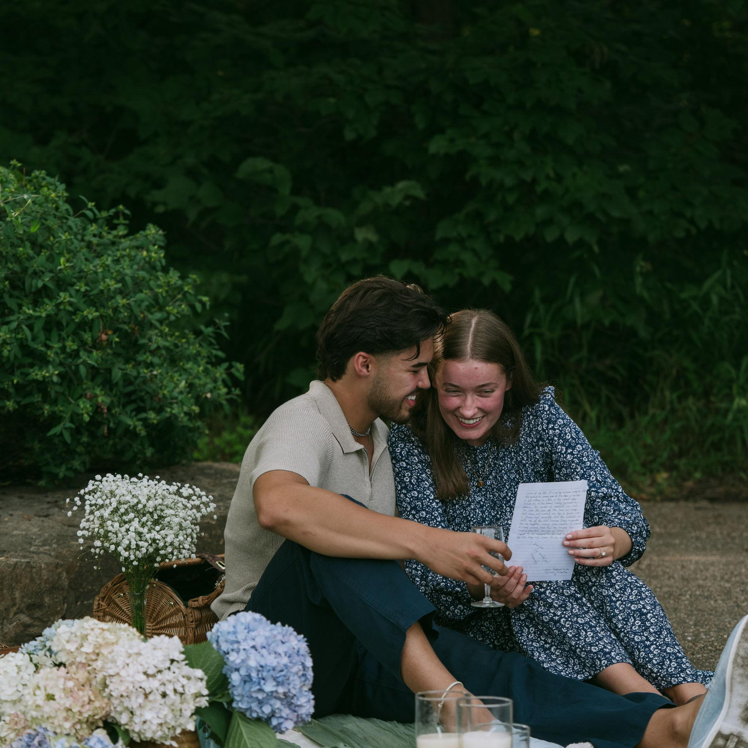 The Love Letter Kennedy read from Brad the moment of their Enganement.