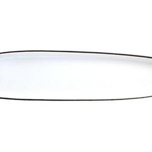 Abbesses Oblong Plate Black Rim