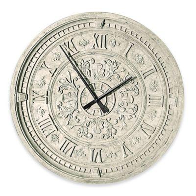 design TOSCANO® Milano Centrale Grande Train Station Wall Clock in Ivory