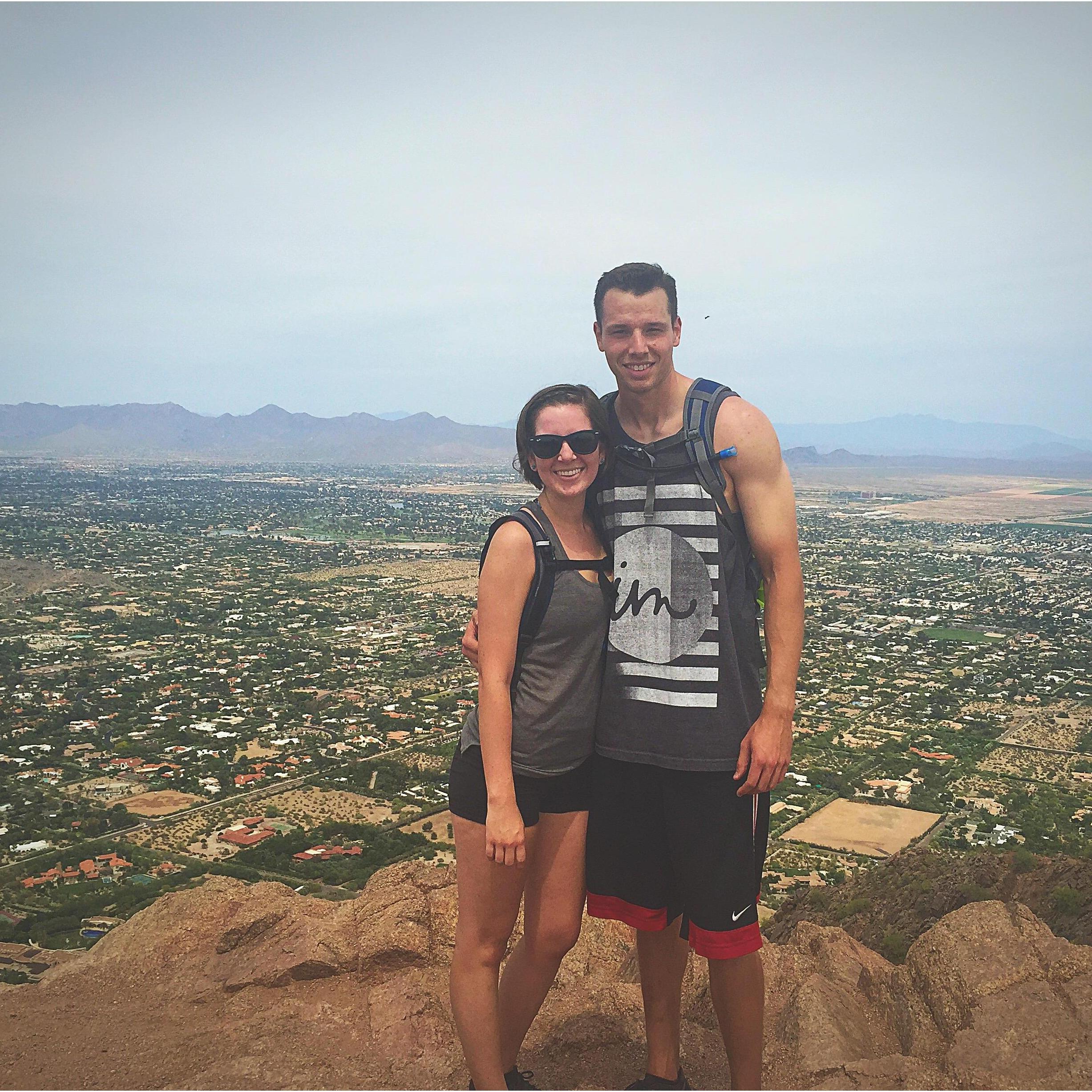 Our first Camelback Mountain hike- May 12th 2015