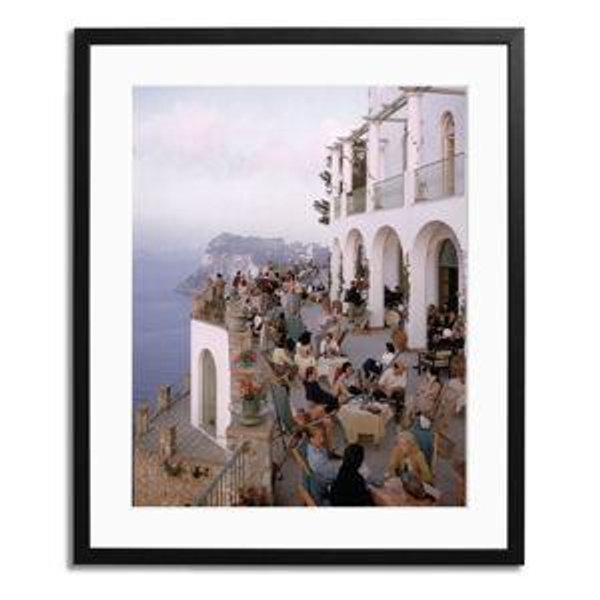 Exclusive Capri Cafe Framed Photography Print