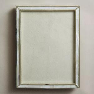 FINE-EDGE MOTHER-OF-PEARL PICTURE FRAME (8.7")