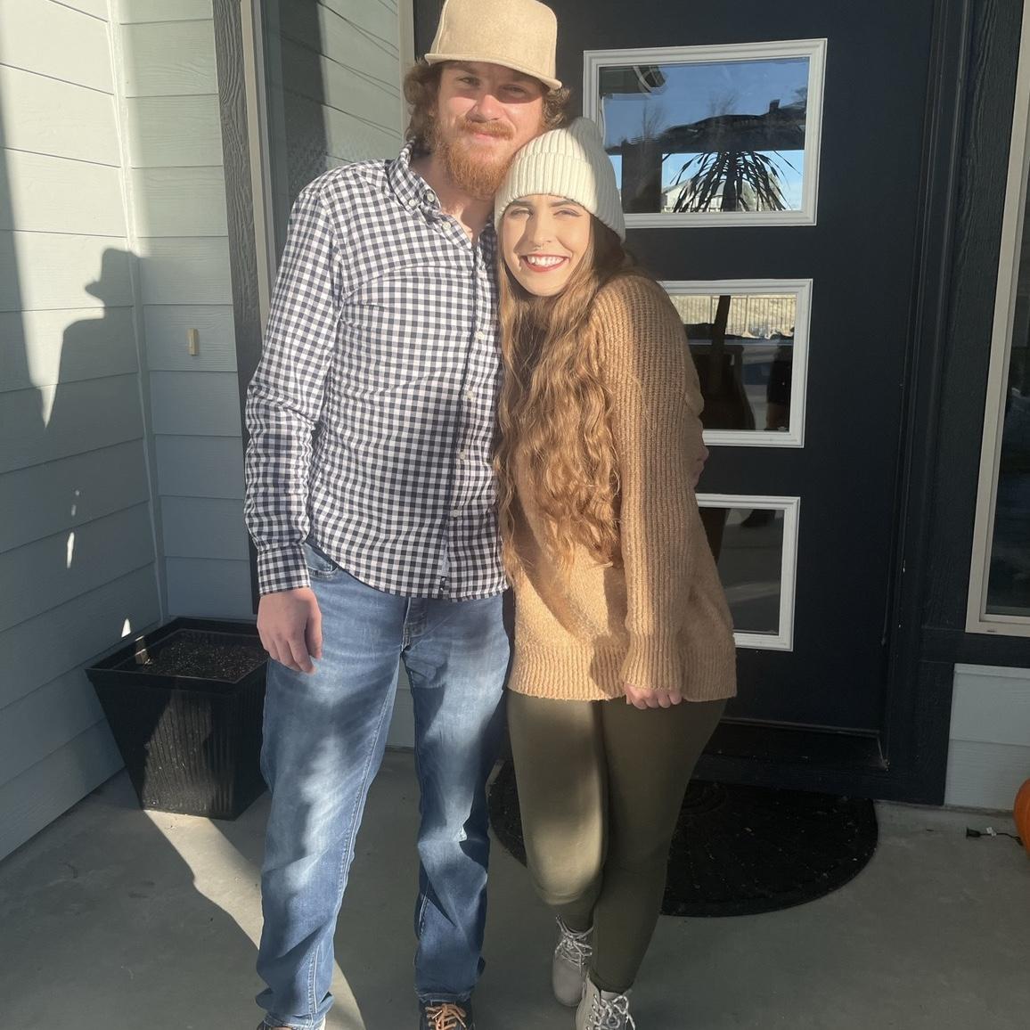 Our first photo together