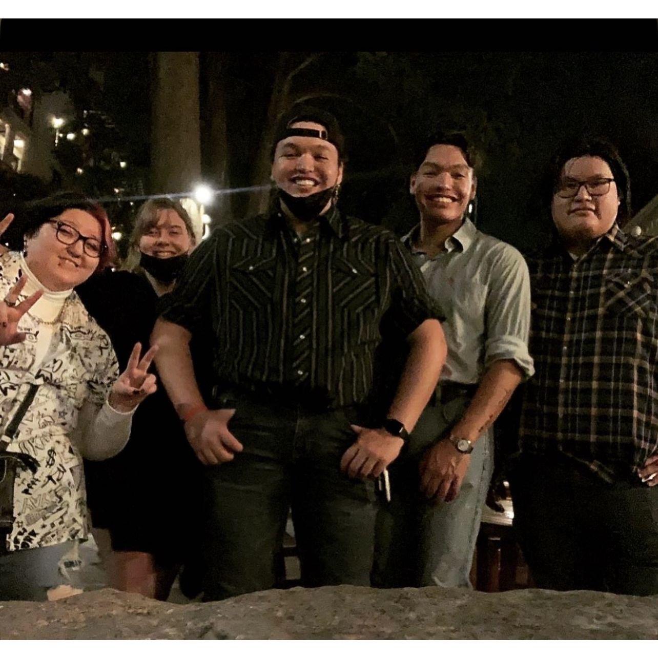 Some of the wedding party