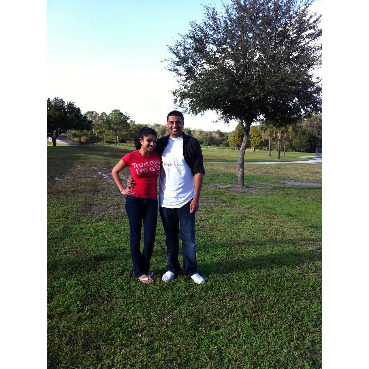 When Nishil asked me to be his girlfriend,
November 2011