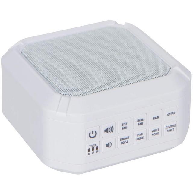 Big Red Rooster 8 Sound White Noise Machine | Sleep Sound Machine for Sleeping | 8 Soothing Sounds | White Noise Machine for Office Privacy | Plug in Or Battery Operated | Baby Travel | White