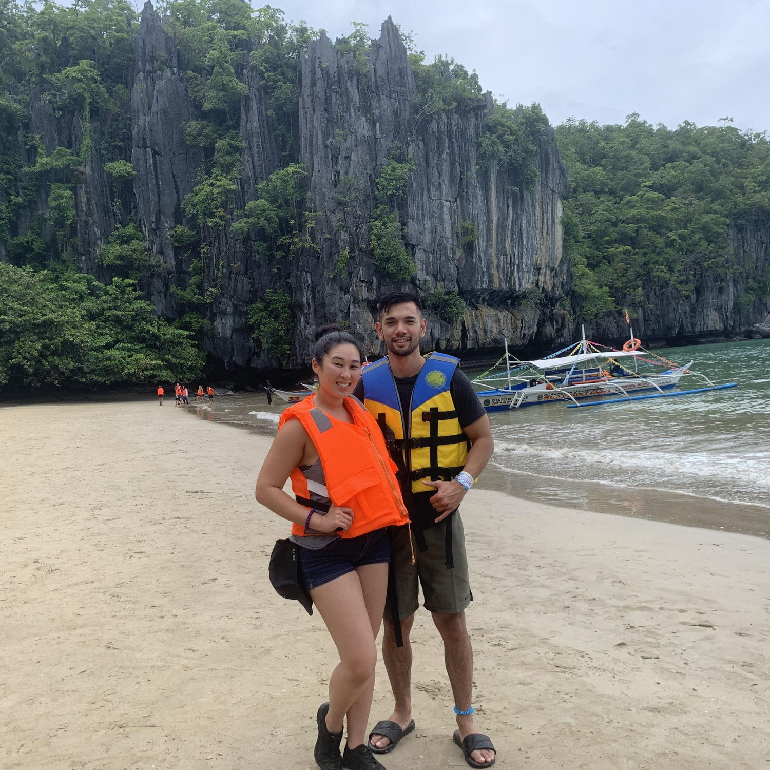 First international trip together in the Philippines
