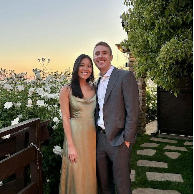 The time we went to Tina & Sam's wedding in LA.