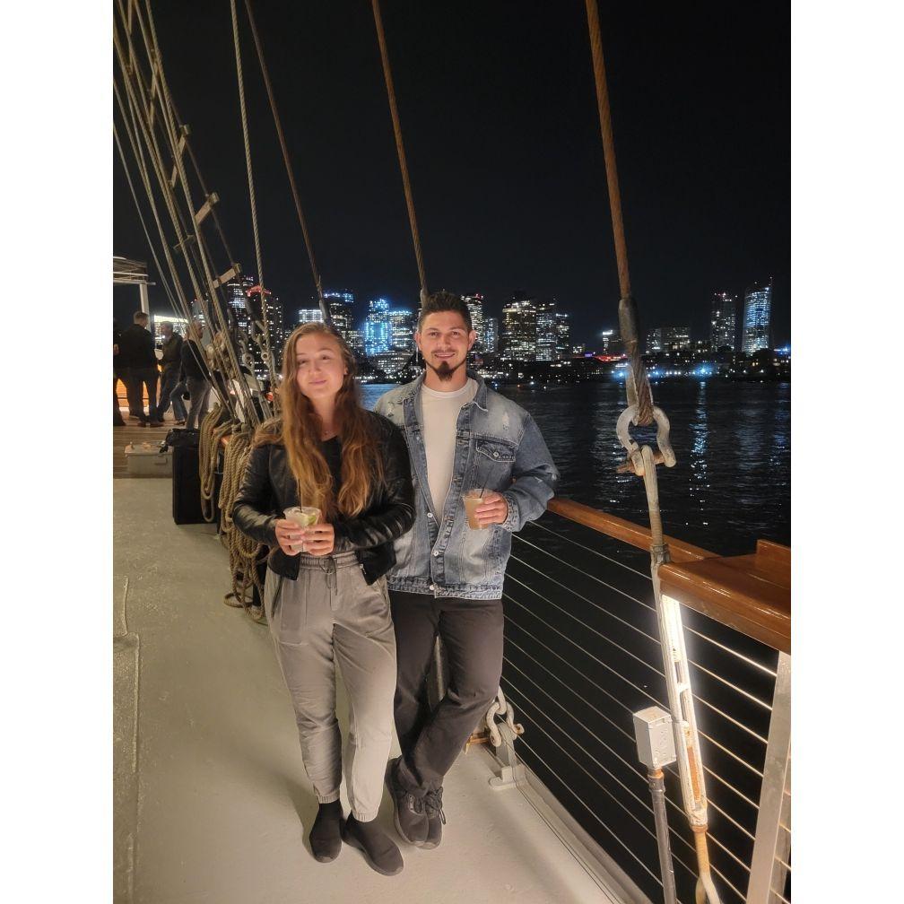 Finding Boston adventures like exploring The Tall Ship in the harbor