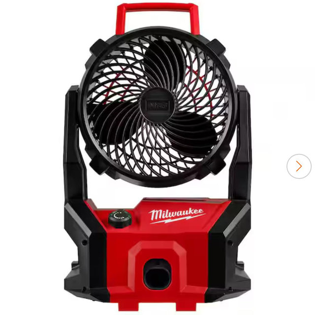 Milwaukee M18 18-Volt Lithium-Ion Brushless Cordless PACKOUT Jobsite Fan (Tool-Only) 0818-20