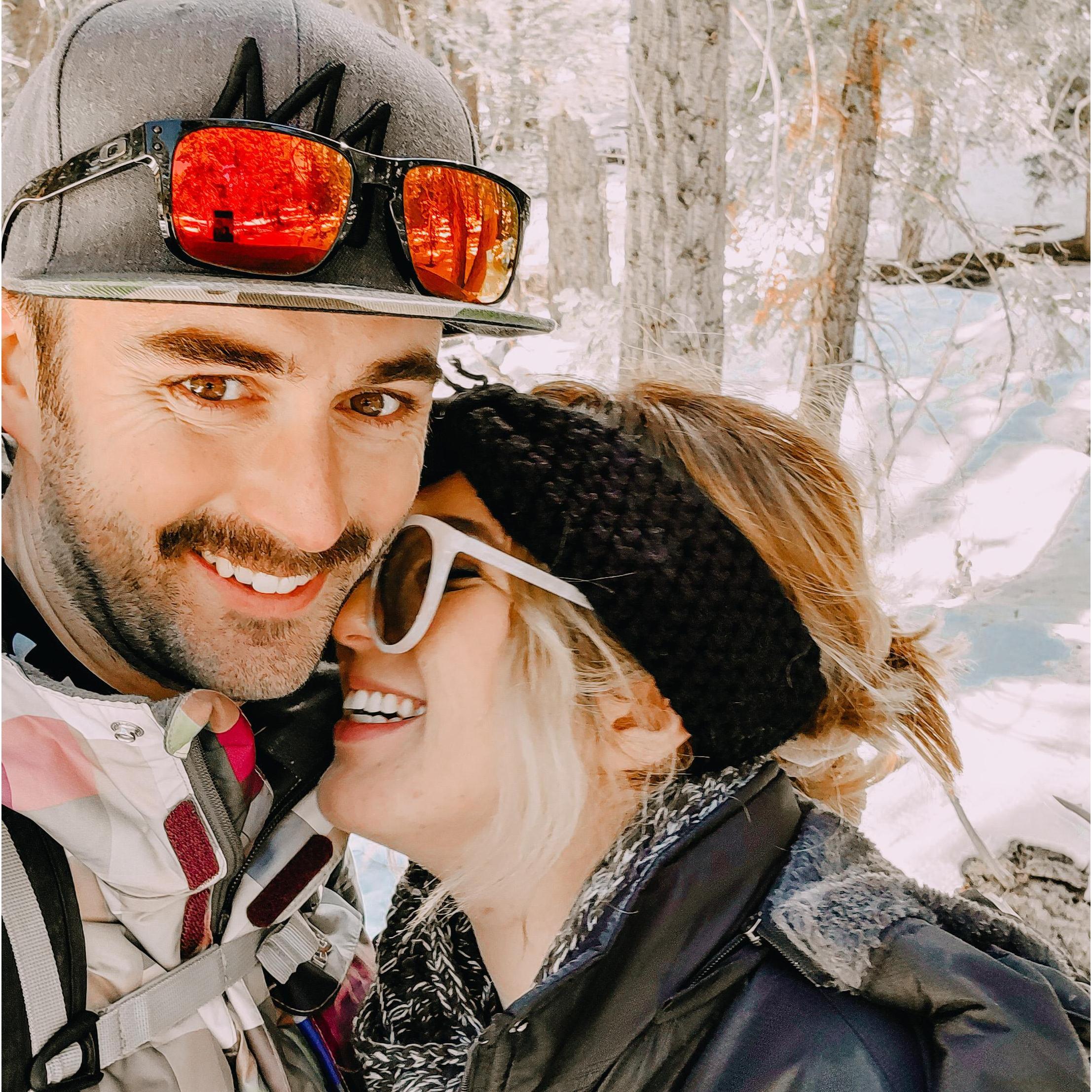 2021 held a lot more adventures for us than the previous year. Snow day at Big Bear Mountain. The mustache was not approved. 2021