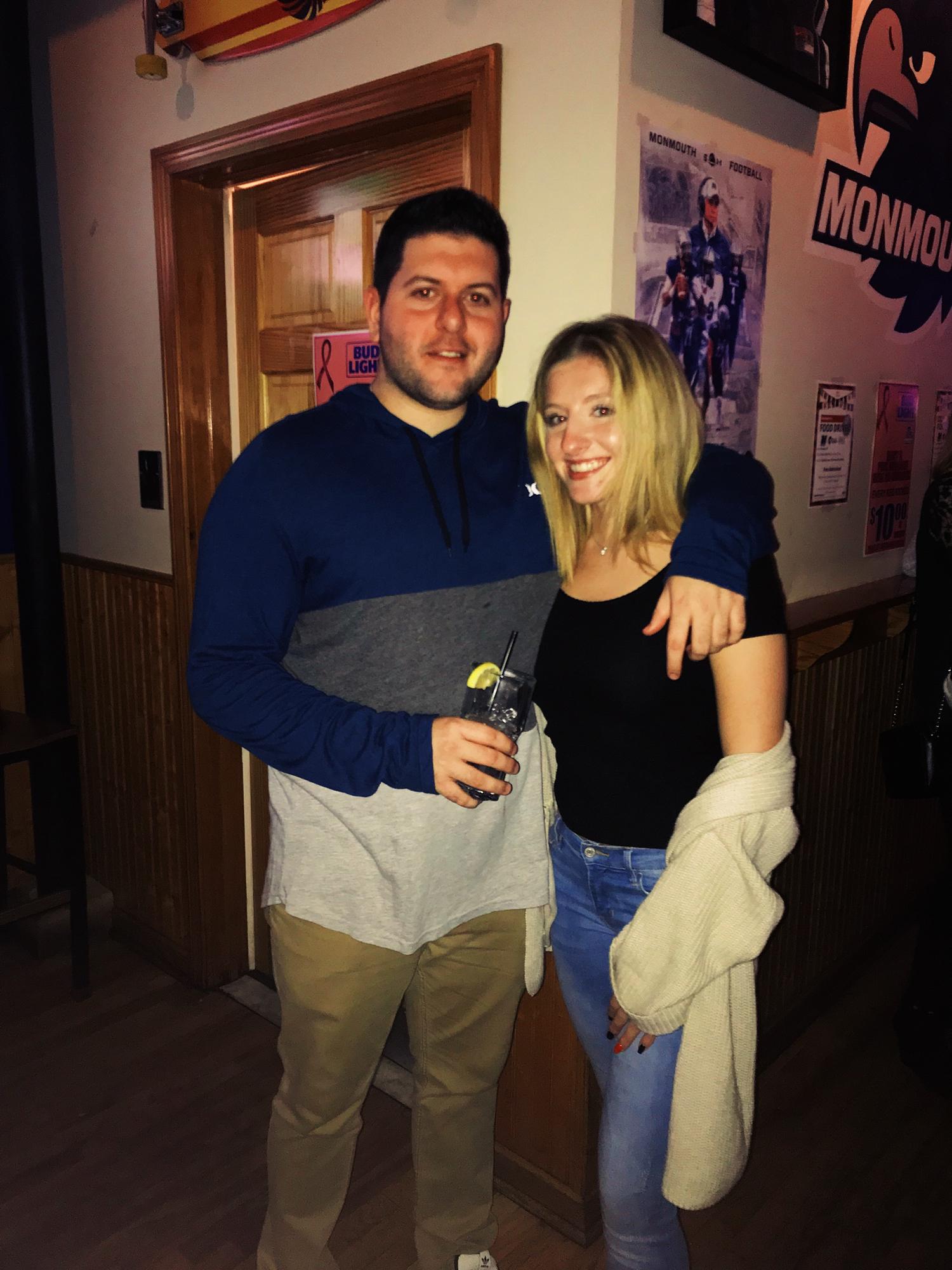 Our first photo together