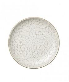 Alabama Chanin- Camellia Etched Dinner Plate