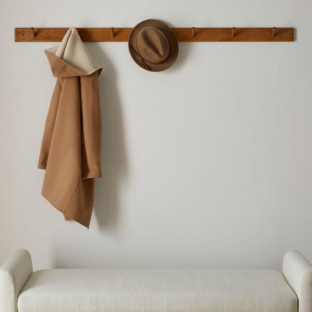 Sadie Wall Hooks, Wood, 60"