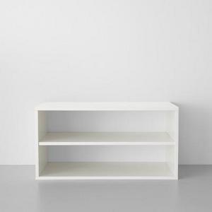 Two Shelf Horizontal Cube White - Made By Design™