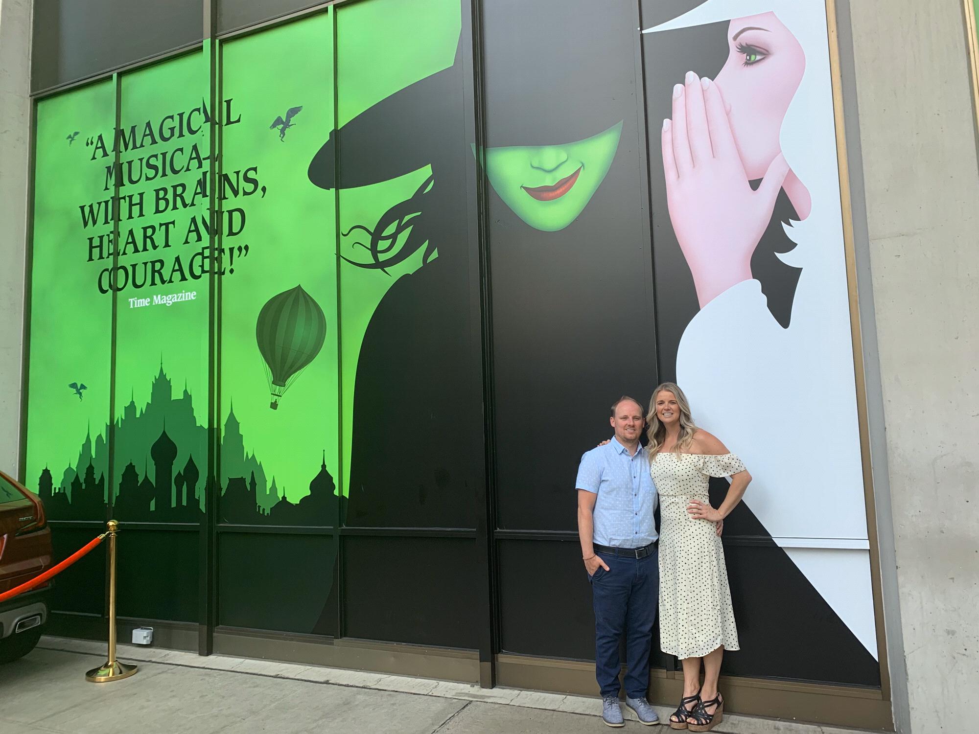 Suprise tix to Wicked in Portland