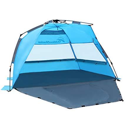 OutdoorMaster Pop Up Beach Tent - SPF 50