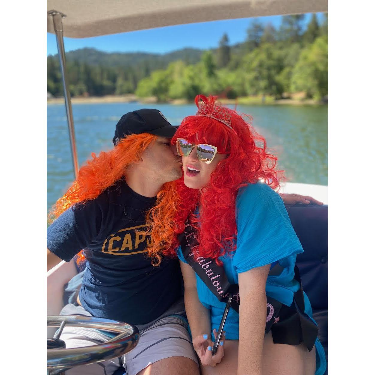 Wigs for Chantal's 40th birthday!