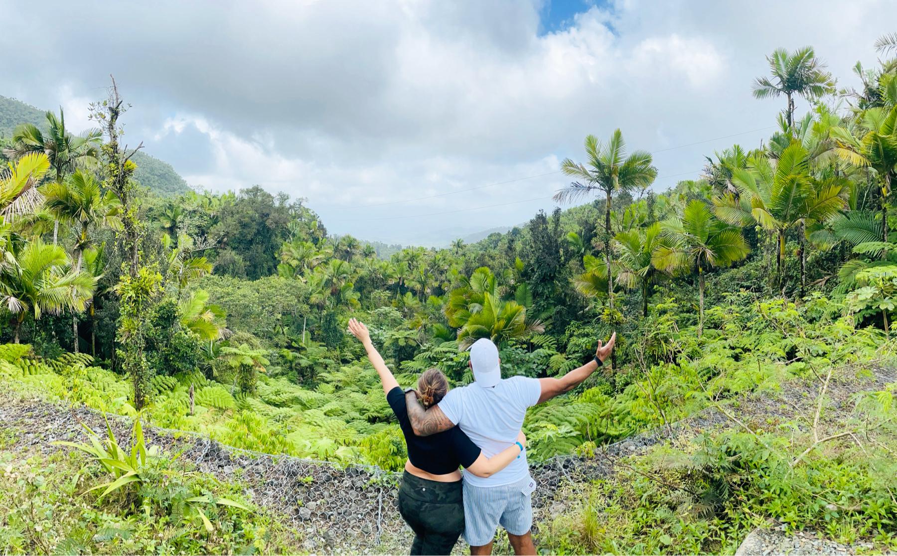 Exploring the El Yunque Rainforest in Puerto Rico February 2022.