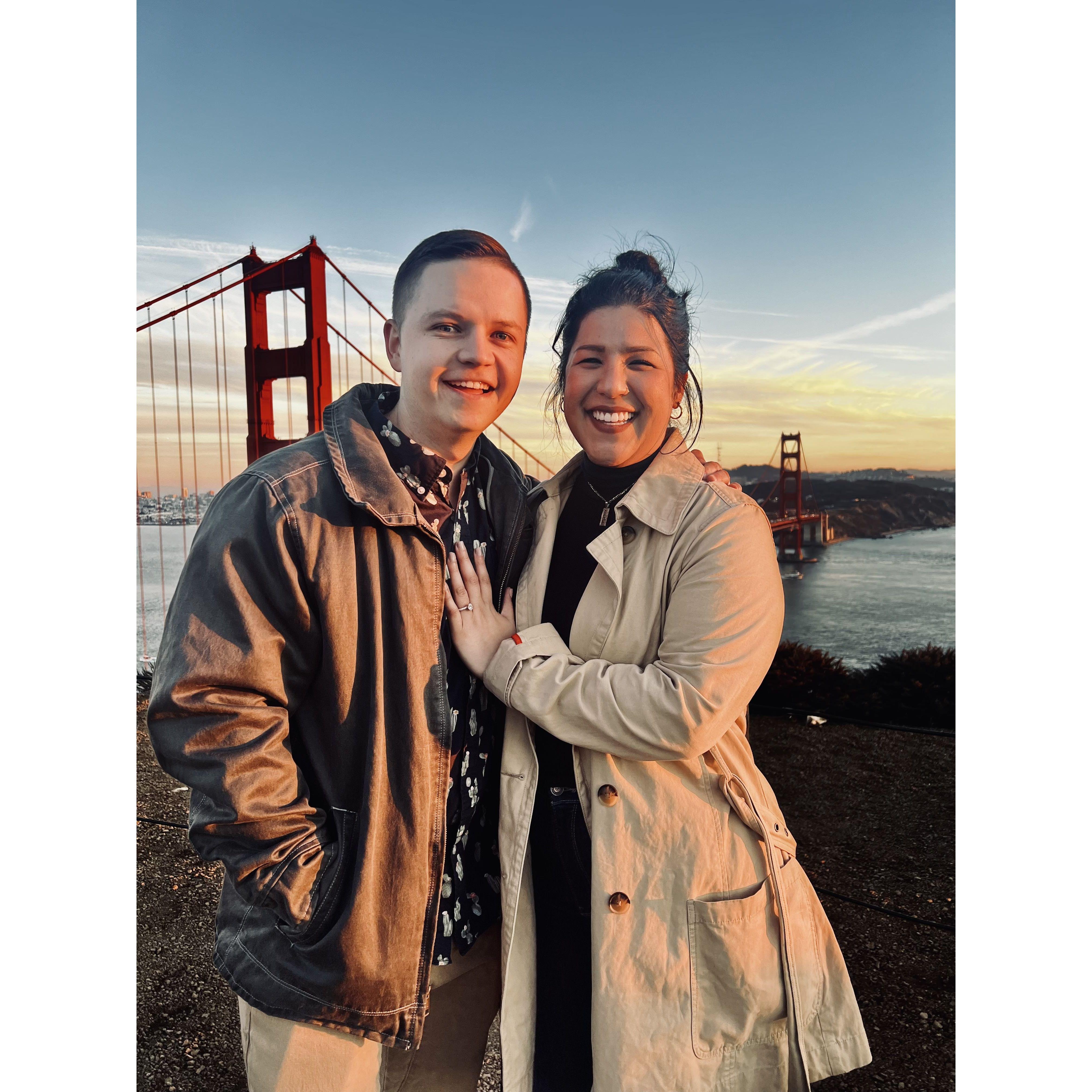 She said YES!