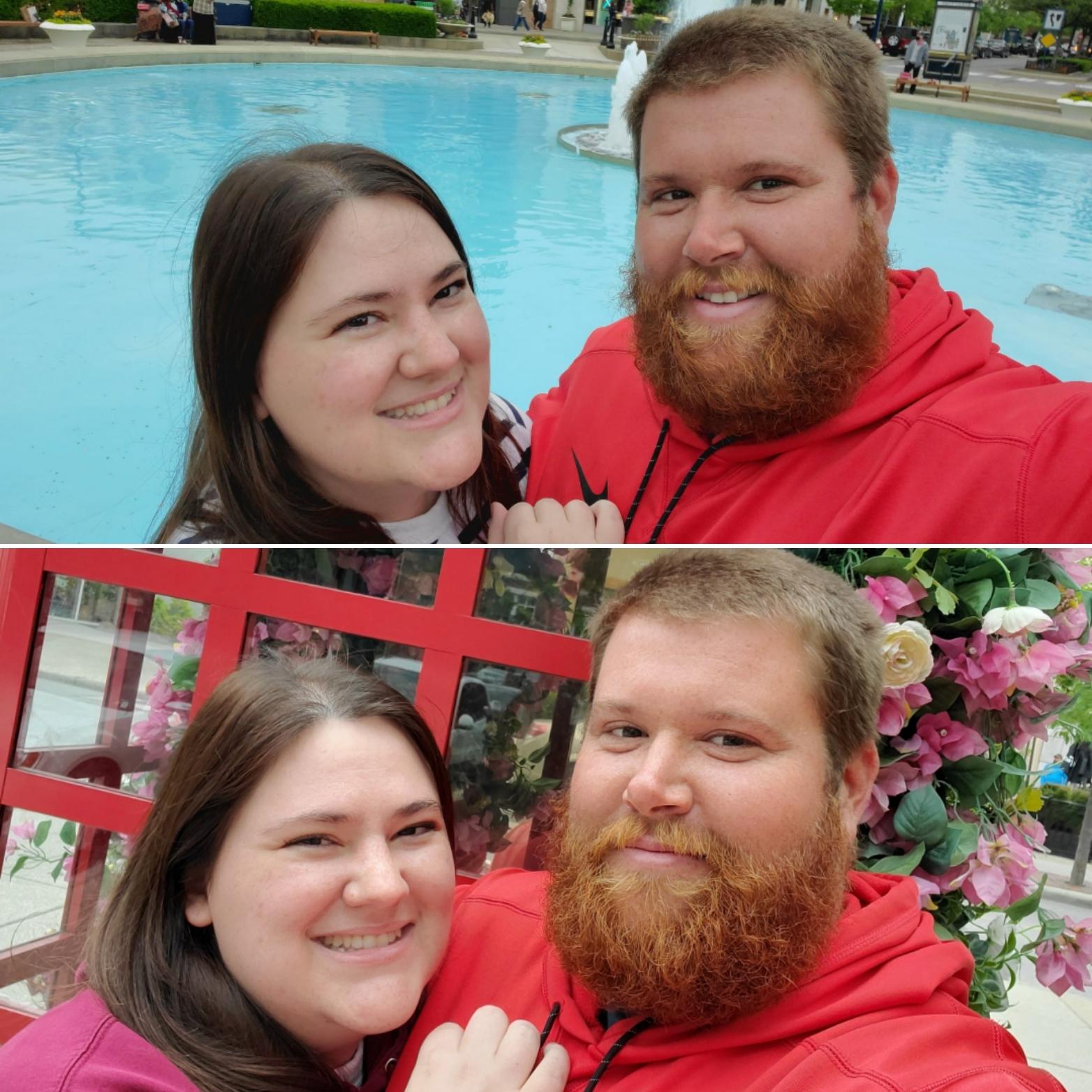 Walking around Easton Town Center, mostly window shopping