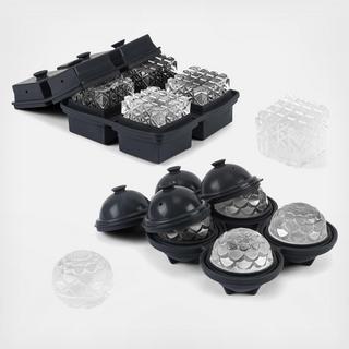 Peak 2-Piece Cocktail Ice Tray Set