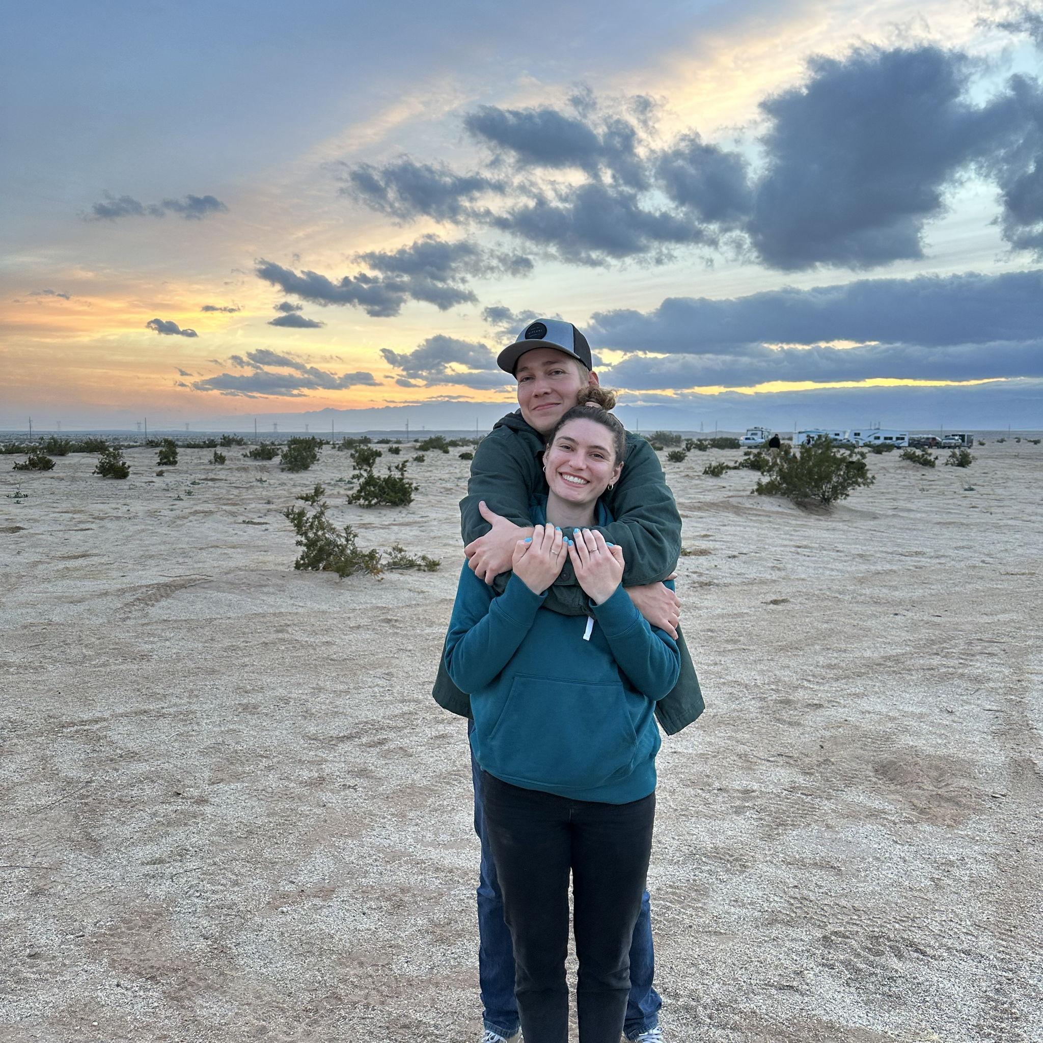 Desert camping