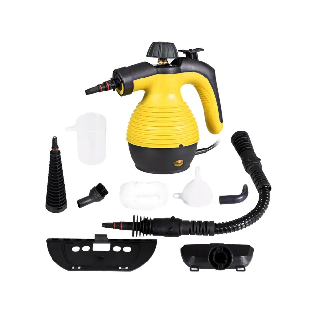 Costway Multifunction Portable Steamer Household Steam Cleaner 1050W with Attachments Yellow