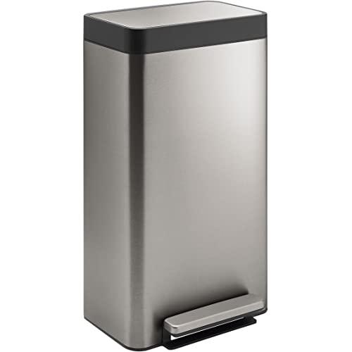 Kohler K-20941-ST 8-Gallon Loft Stainless Step Trash Can, Stainless Steel
