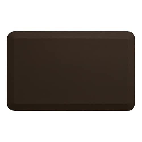 NewLife by GelPro Professional Grade Anti-Fatigue Kitchen & Office Comfort Bio-Foam Mat with non-slip bottom for health & wellness, 20x32, Earth