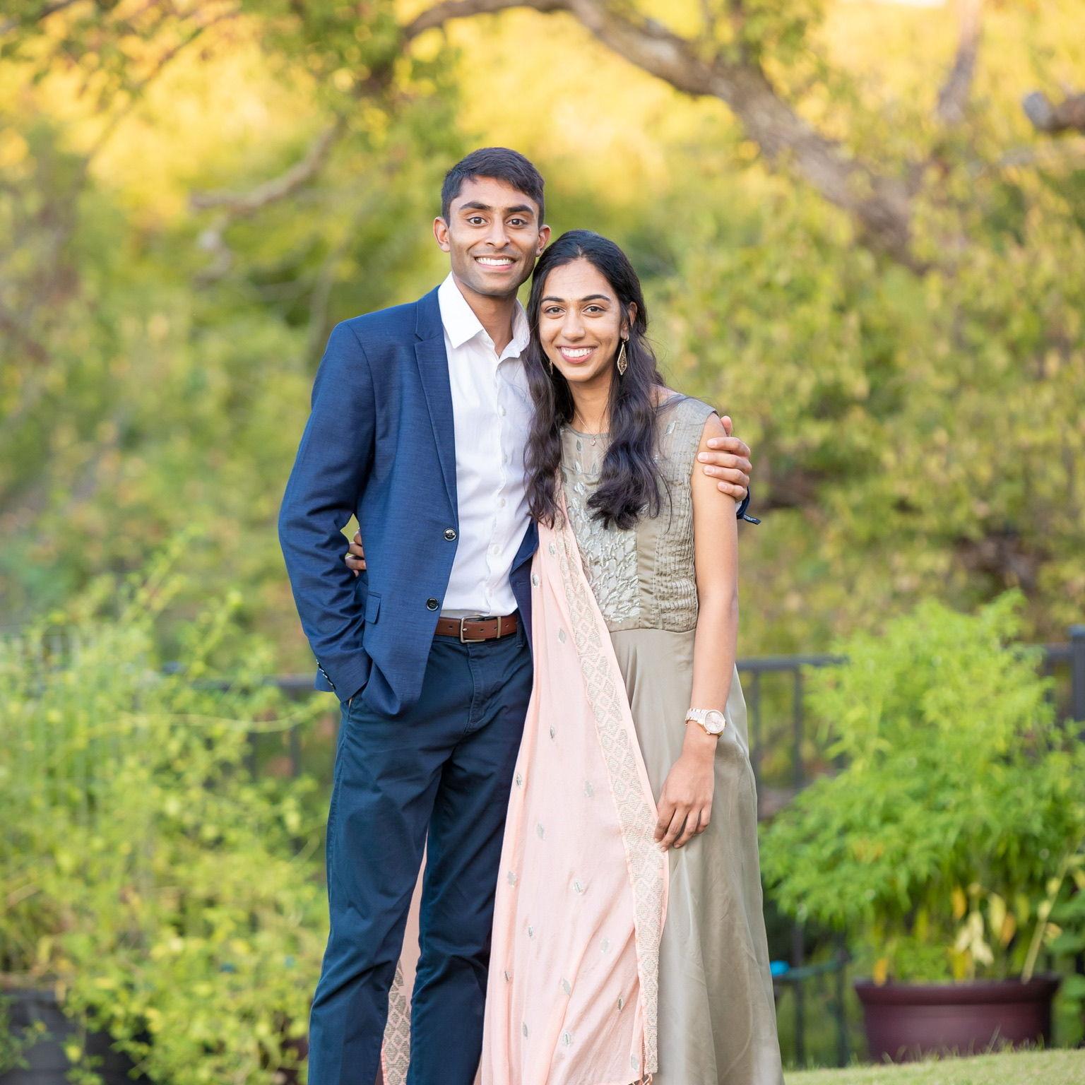 Our first picture together as a couple in 2021