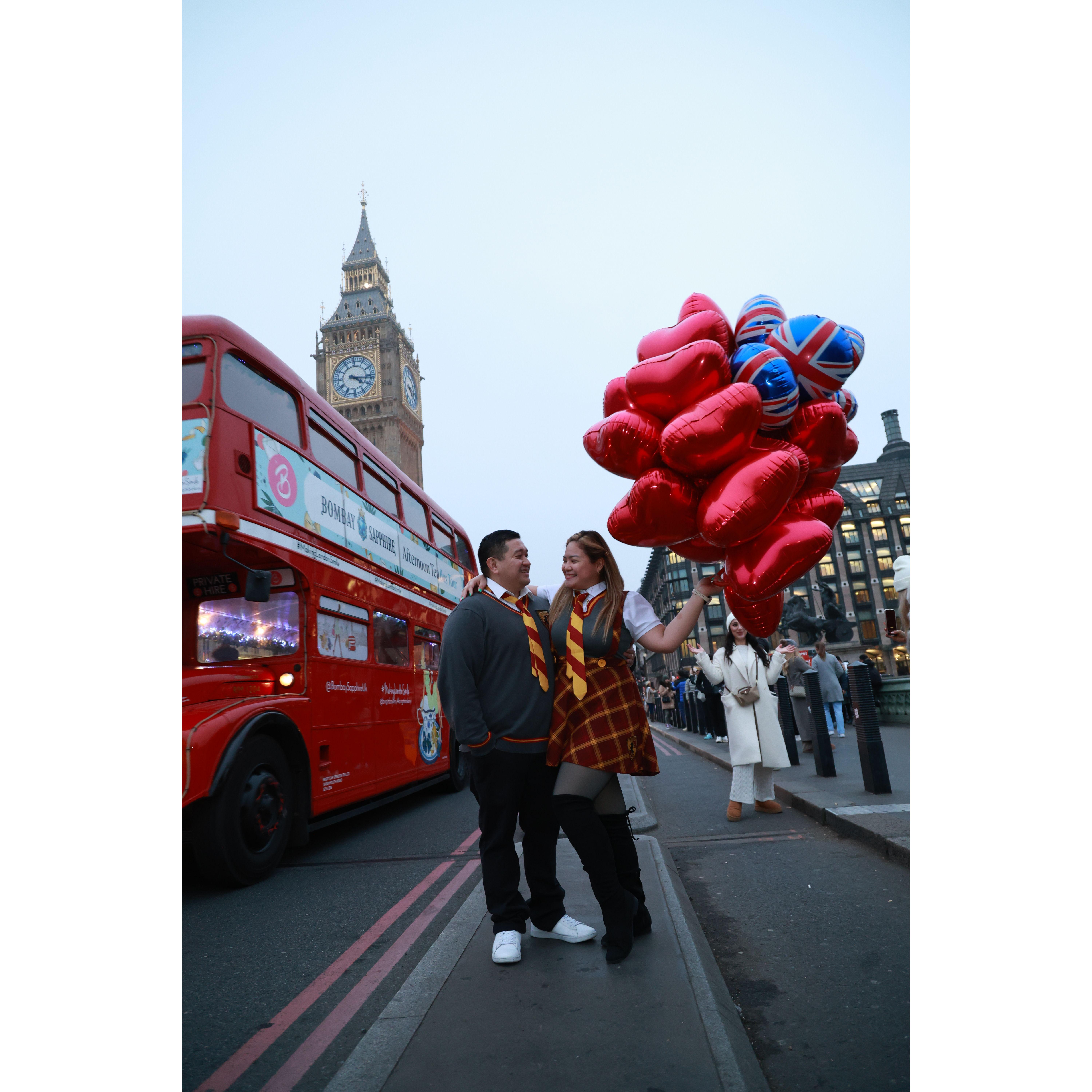 Our 2nd time in London, UK 🇬🇧 And this time it’s our prenup photoshoot