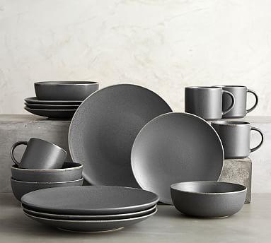 Mason Dinnerware 16 Piece Set - Charcoal