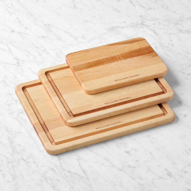 Williams Sonoma Maple Cutting Boards, Set of 3