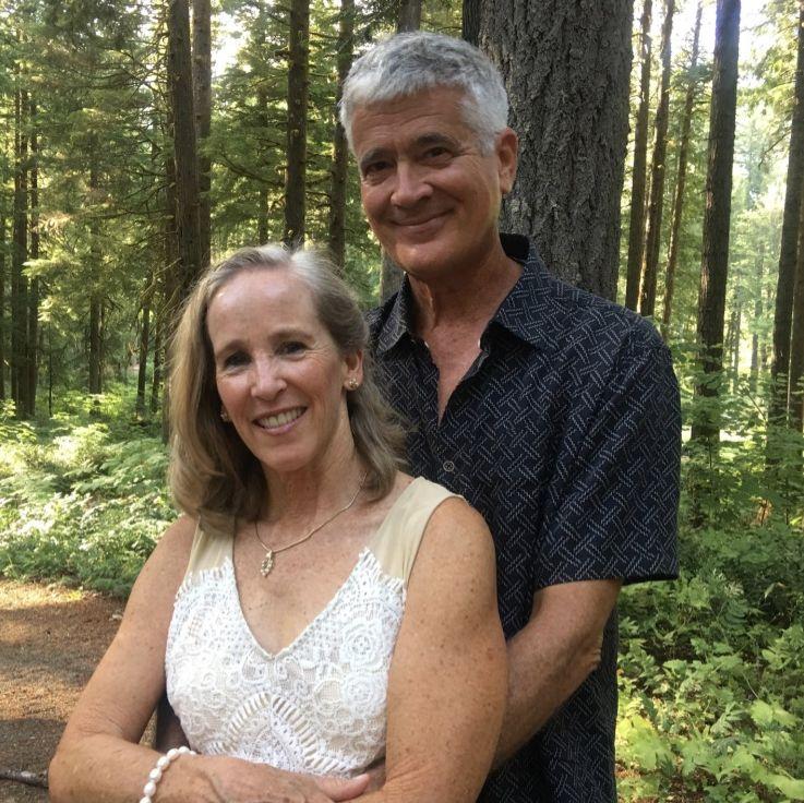 This is at Cameron's (Judy's oldest son) and Julie's wedding in Oregon.