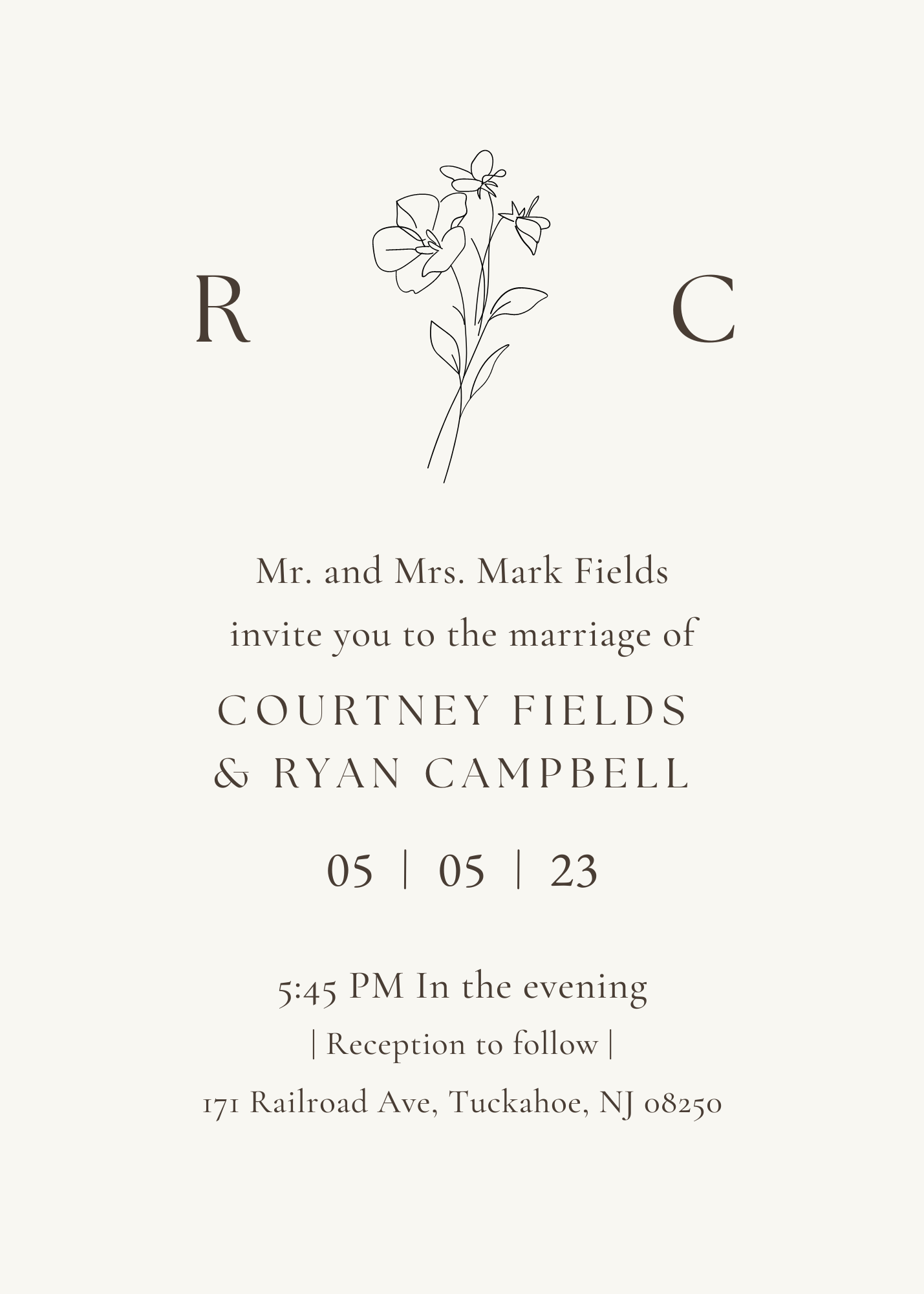 The Wedding Website of Courtney Fields and Ryan Campbell