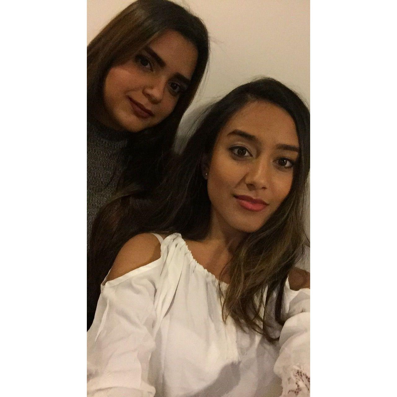 2016 - Me being Maz's Mua and our endless selfies :)