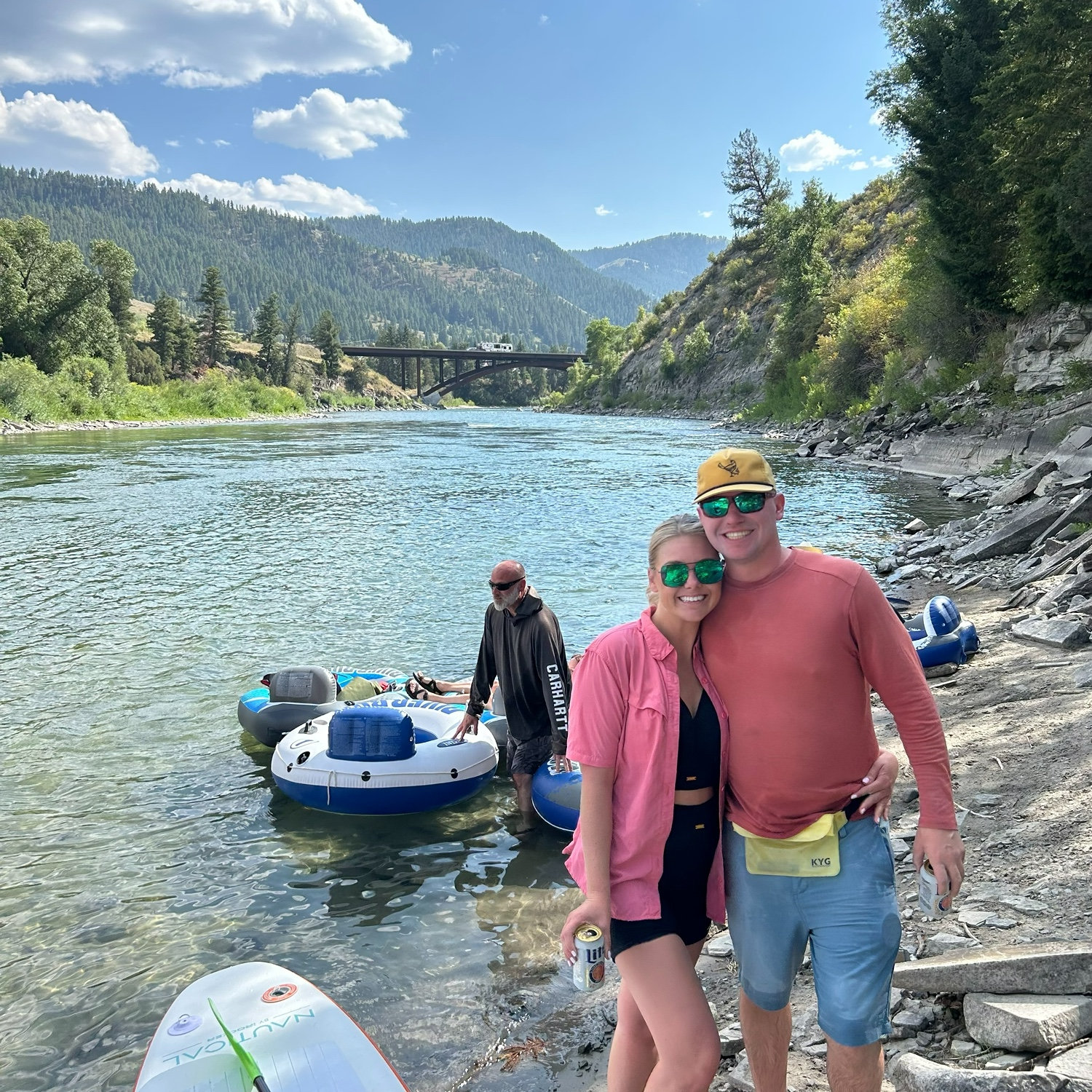 Floating the river in Jackson Hole! So beautiful 😍