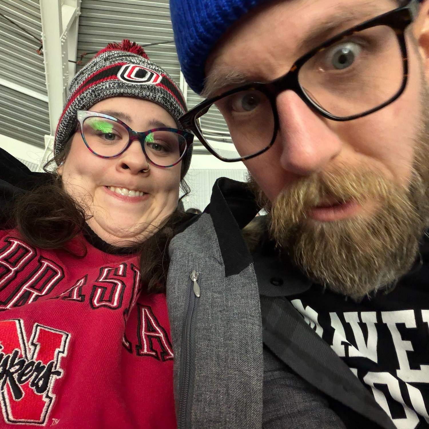 We discovered Winter of 2024 that we love going to hockey games! We've been cheering for the UNO Mavericks ever since!