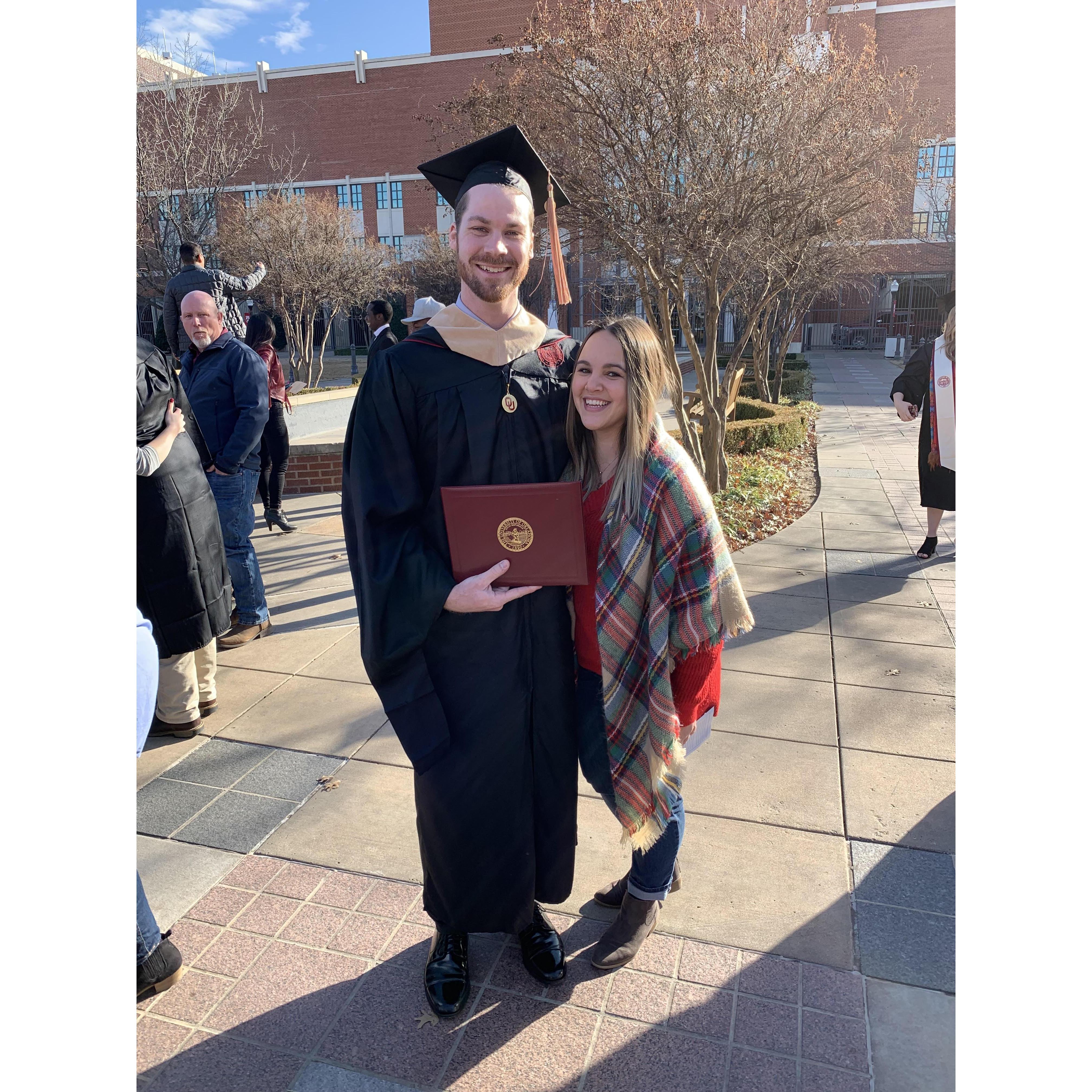 John's OU MBA Graduation // December 14, 2019