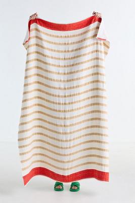 Sailor Cotton Printed Stripe Throw