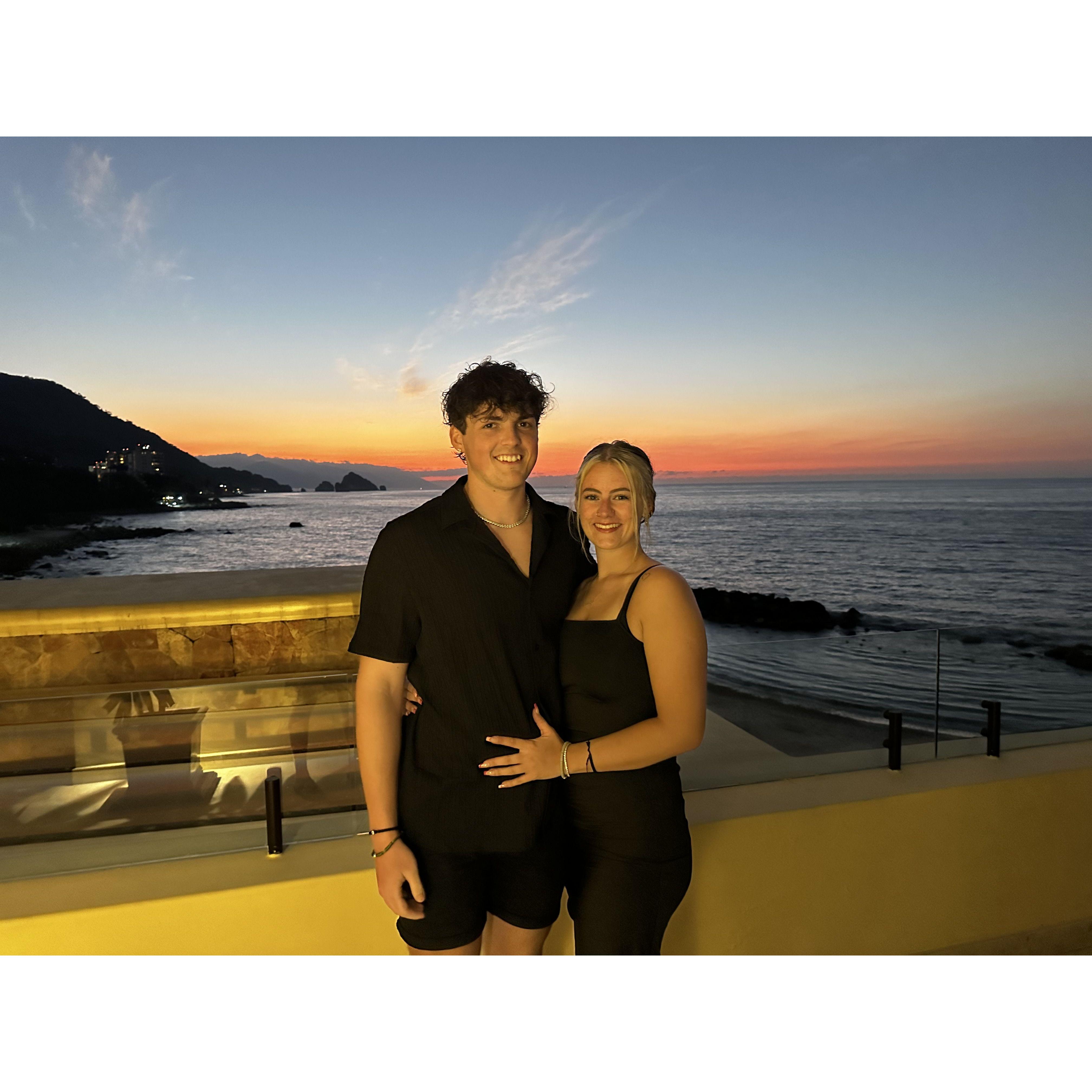 Mason and Alexis' first trip to Mexico together.