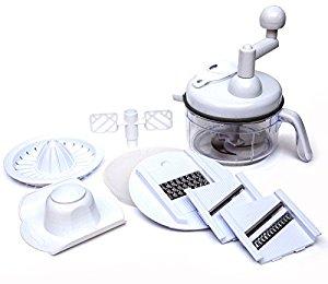 Ultra Chef Express Food Chopper – 7 in 1 Chopper, Mixer, Blender, Whipper, Slicer, Shredder and Juicer