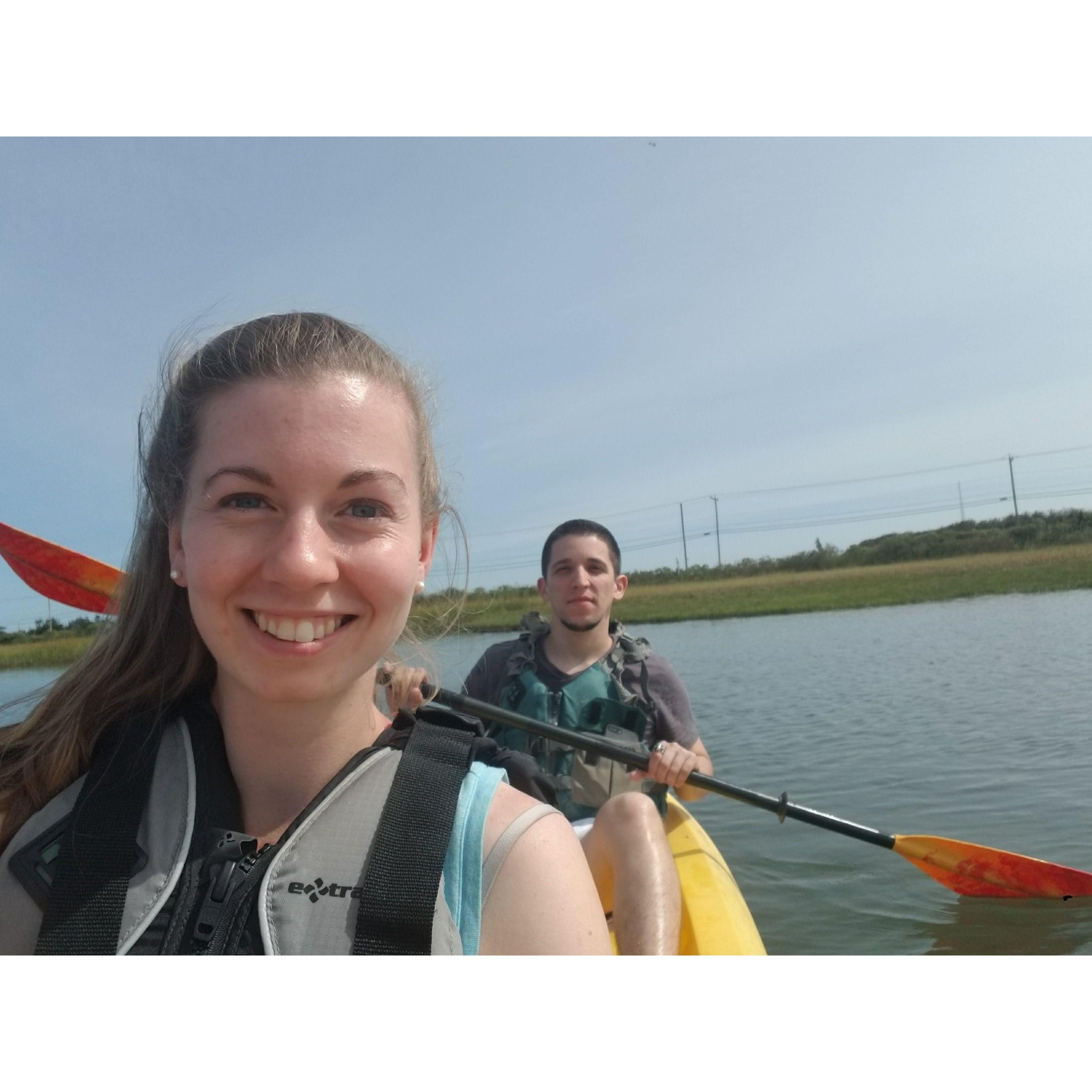 Kayaking in Cape May