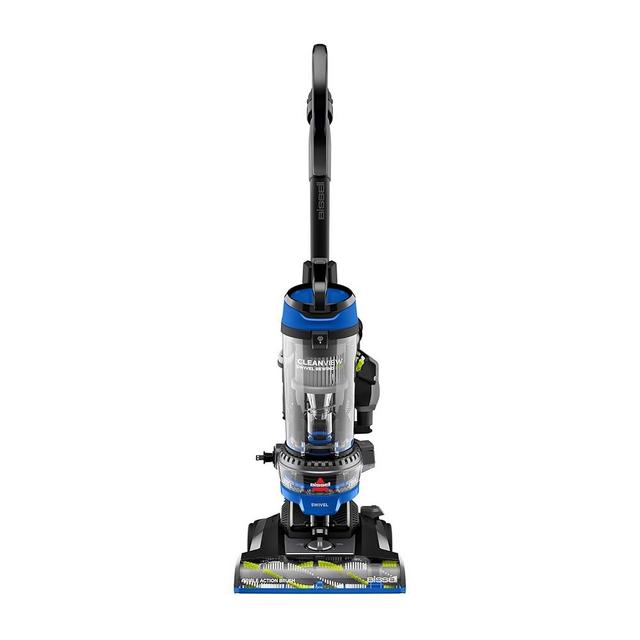 BISSELL CleanView Vacuum with Automatic Cord Rewind, TurboEraser Upholstery Tool, Triple Action Brush Roll Swivel Steering, Extension Wand, Easy-Empty Dirt Tank, Multi-Cyclonic Suction