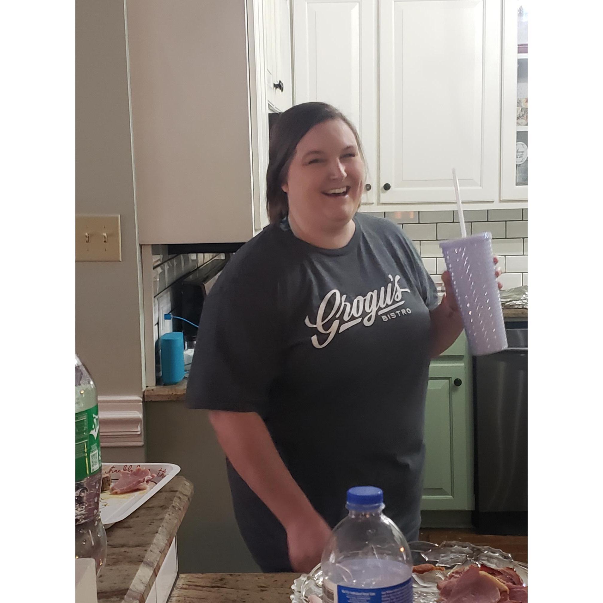 Emily just being her happy self!  Christmas 2022