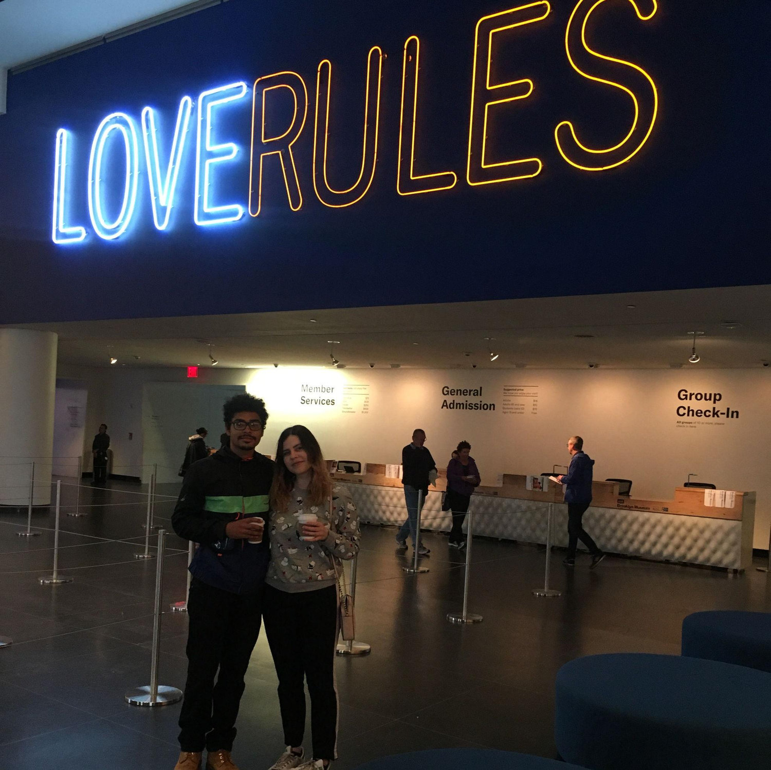 At the Brooklyn Museum!