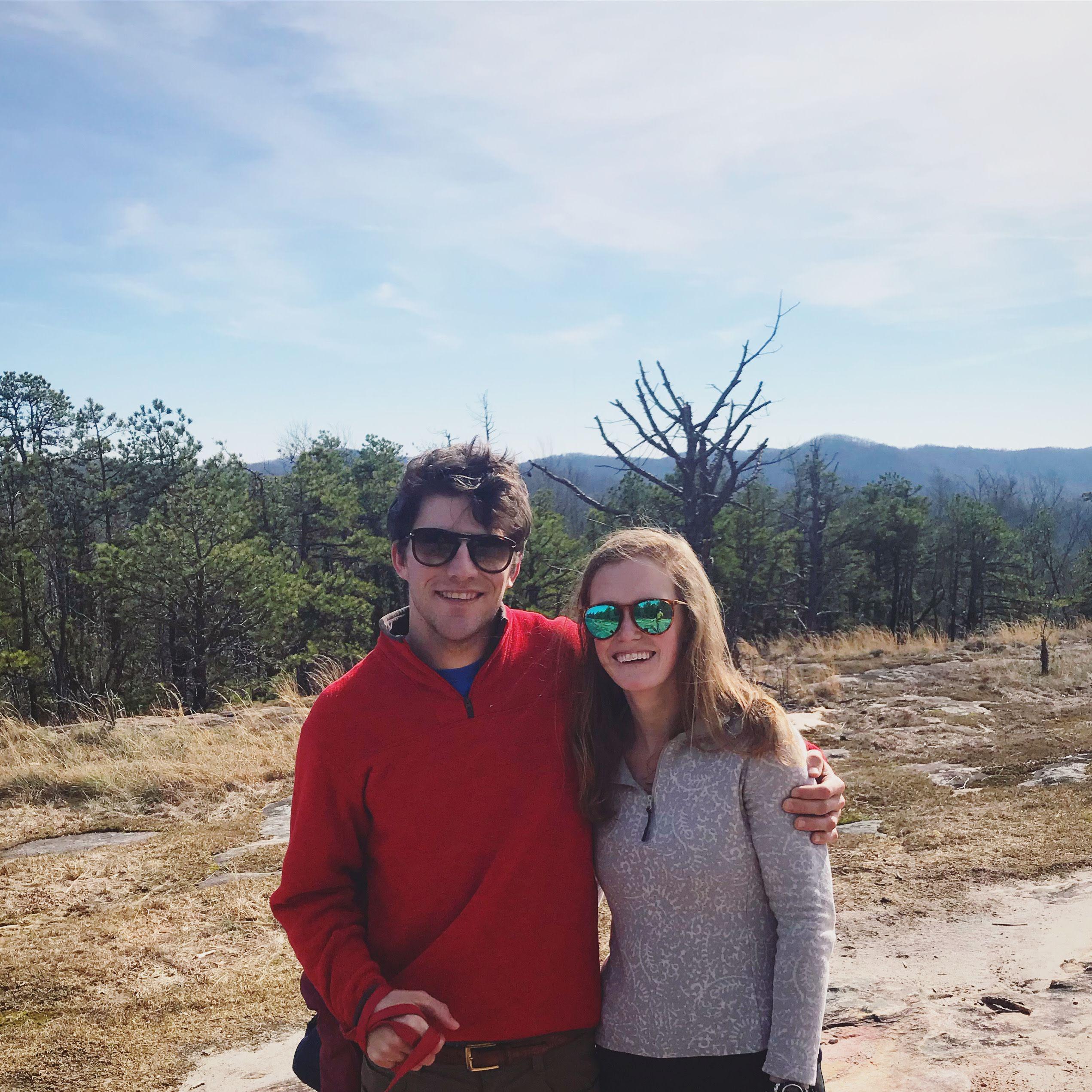The first picture we took together in February 2020!