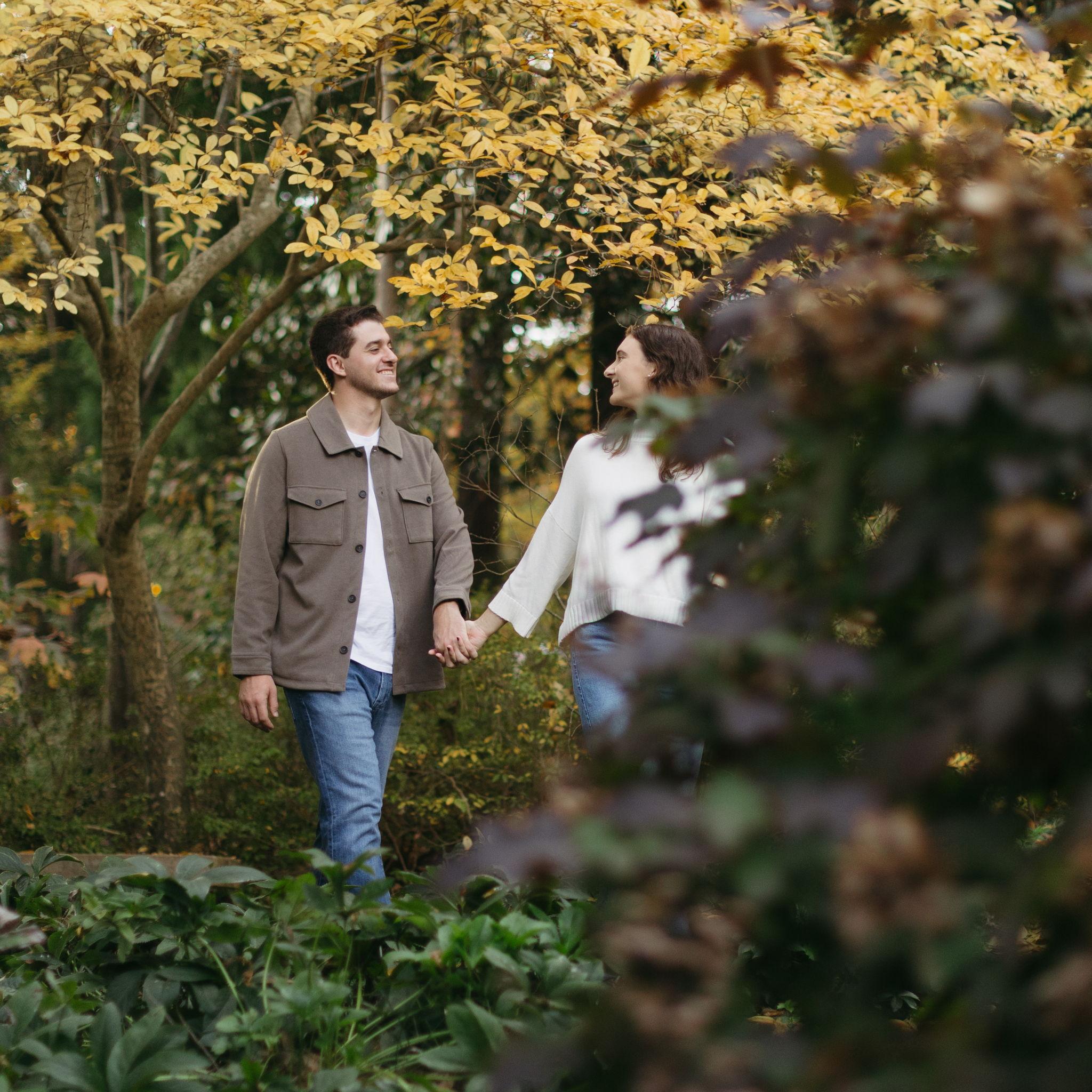 November 2025 - our engagement shoot at Duke Gardens!
